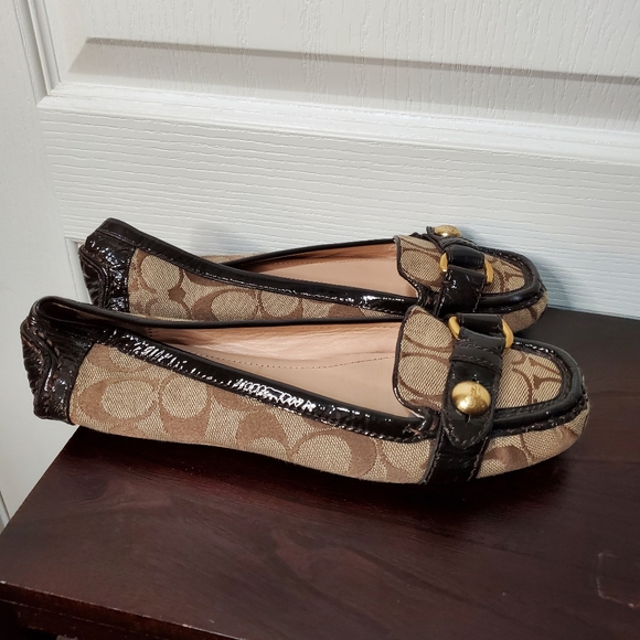 Coach Hellen Signature Brown Moccasin - Picture 2 of 9